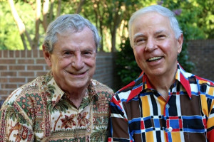 Frank Benedetti, '57, right, with partner Gary